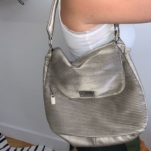Armani exchange vintage silver purse